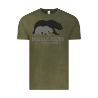 Vintage Olive Mama Bear Sleep Disorders Awareness Vintage Tee - Bettercallsaul