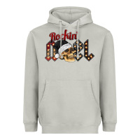 Moon Dust rockin noel skull Heavyweight Hoodie - CowhideDigitalArt