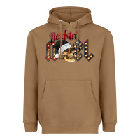 Toasted Coconut rockin noel skull Heavyweight Hoodie - CowhideDigitalArt