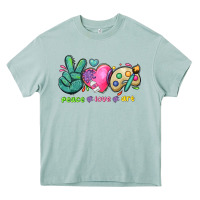 Arona peace love art Heavy Core Tee - NancyCooperArtShop