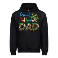 Black proud autism dad Urban Hoodie - Artiststas