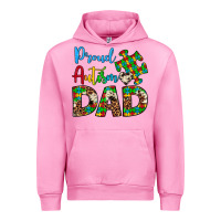 Fuchsia Pink proud autism dad Urban Hoodie - Artiststas