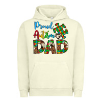 Pigment Pistachio proud autism dad Urban Hoodie - Artiststas