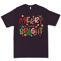 Plum merry and bright Premium Tee - MaliasSmallBusiness