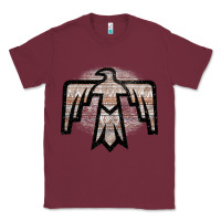 Burgundy Western Light Aztec Thunderbird Classic Tee - Bettercallsaul