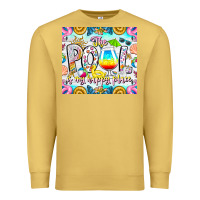 Antique Gold The Pool Is My Happy Place Premium Sweatshirt - CowhideDigitalArt