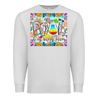 Dove Grey The Pool Is My Happy Place Premium Sweatshirt - CowhideDigitalArt