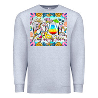 Heather Grey The Pool Is My Happy Place Premium Sweatshirt - CowhideDigitalArt