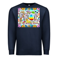 Navy The Pool Is My Happy Place Premium Sweatshirt - CowhideDigitalArt