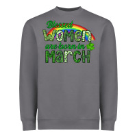 Storm Blessed women are born in March Heavyweight Sweatshirt - CowGirlArtShop