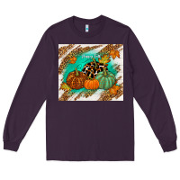 Plum happy fall Long Sleeve Tee - TumblerDesignByShophia