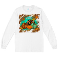 White happy fall Long Sleeve Tee - TumblerDesignByShophia