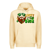 Pina Colada lucky dude saint patricks bearded man Premium Hoodie - FaDigitalArtStudio