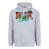 Heather Grey Papa Claus Heavyweight Hoodie - CowhideDigitalArt