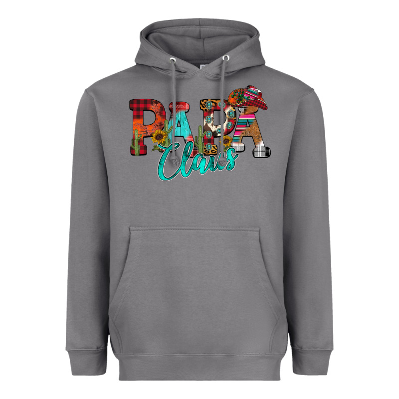 Papa Claus Heavyweight Hoodie by CowhideDigitalArt | Teevron