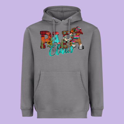 Papa Claus Heavyweight Hoodie Designed By Cowhidedigitalart