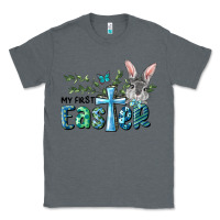 Charcoal Heather My First Easter Bunny Boy Classic Tee - RanaPortraitStore
