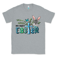 Heather Grey My First Easter Bunny Boy Classic Tee - RanaPortraitStore