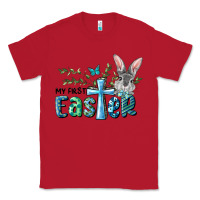 Red My First Easter Bunny Boy Classic Tee - RanaPortraitStore