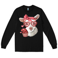 Black cute baby lamb valentines day Long Sleeve Tee - Jasminsmagicworld