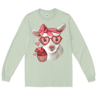 Matcha cute baby lamb valentines day Long Sleeve Tee - Jasminsmagicworld