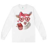 White cute baby lamb valentines day Long Sleeve Tee - Jasminsmagicworld