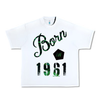 White Born In 1961 Urban Heavy Tee - Bettercallsaul