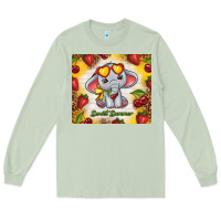 Matcha sweet summer cute elephant Long Sleeve Tee - TumblerDesignByShophia