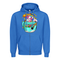 True Royal LGBTQ Unicorn And Narwhal Mug Zipper Hoodie - BundleAndBundleShop