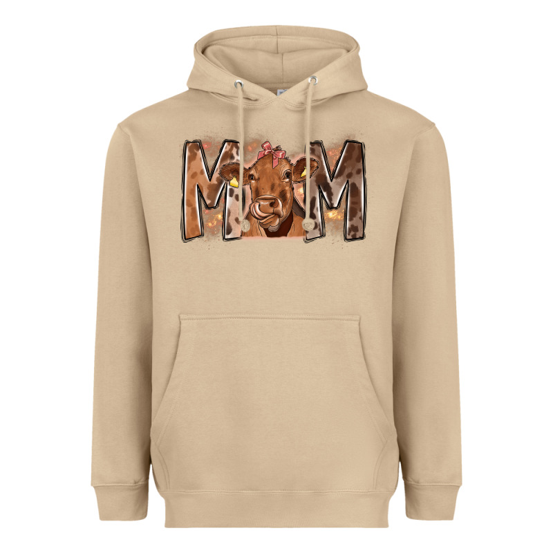 Rodeo Mom Cow Heavyweight Hoodie by CowhideDigitalArt | Teevron