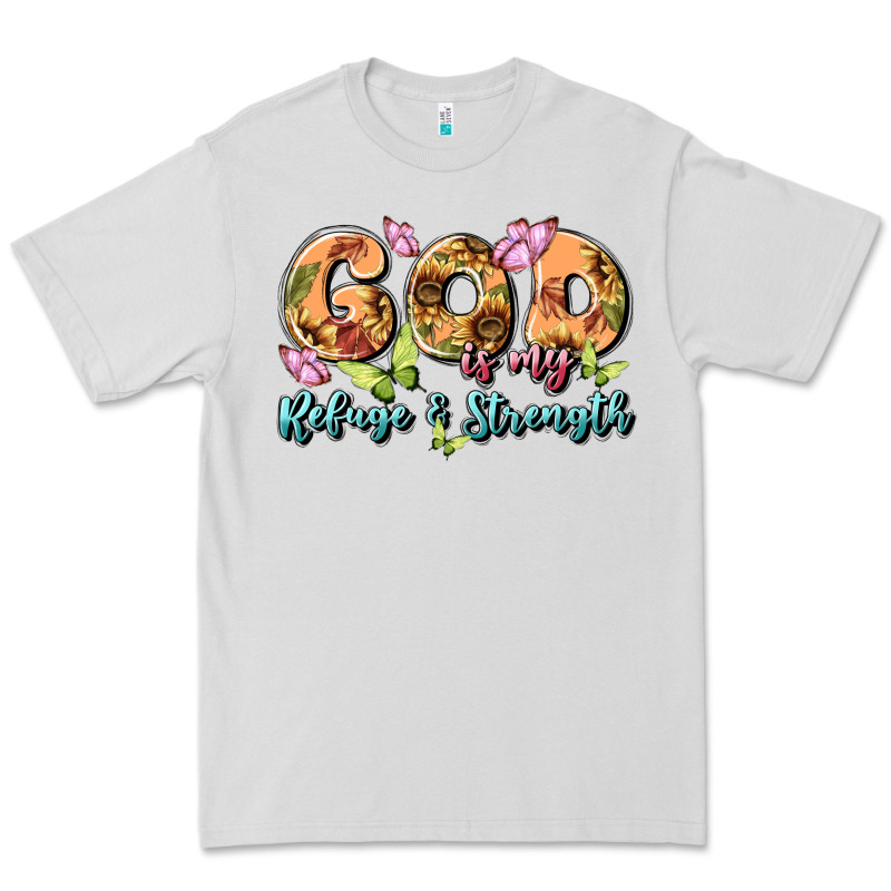 God Is My Refuge And Strength Premium Tee by MaliasSmallBusiness | Teevron