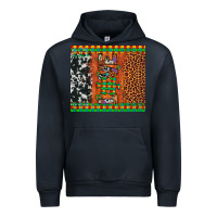 Navy love autism awareness leopard cowhide Urban Hoodie - Artiststas