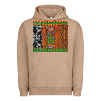 Pigment Burro love autism awareness leopard cowhide Urban Hoodie - Artiststas