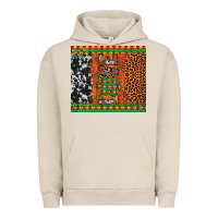 Pigment French Oak love autism awareness leopard cowhide Urban Hoodie - Artiststas