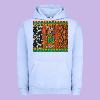 Love Autism Awareness Leopard Cowhide Urban Hoodie Designed By Artiststas