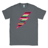 Charcoal Heather Pink Serape Lightning Classic Tee - Bettercallsaul