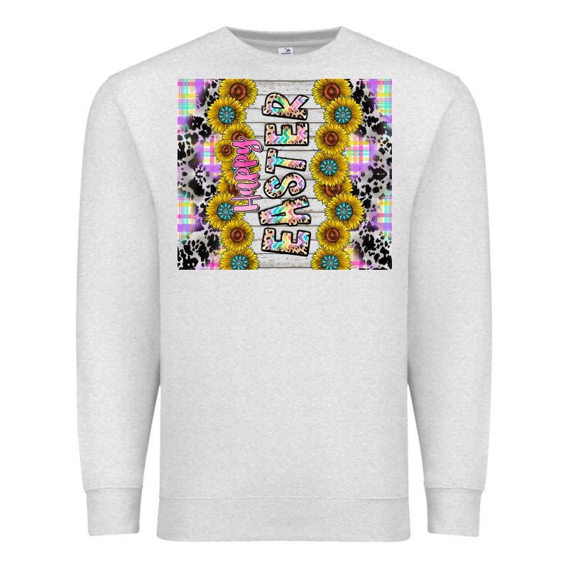 Happy Easter Premium Sweatshirt by CowhideDigitalArt | Teevron