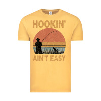 Vintage Mustard Hookin Ain t Easy Fishing Vintage Tee - Bettercallsaul