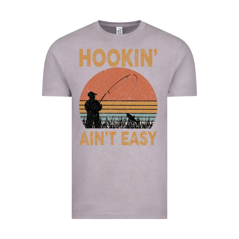 Hookin Ain T Easy Fishing Vintage Tee by Bettercallsaul | Teevron