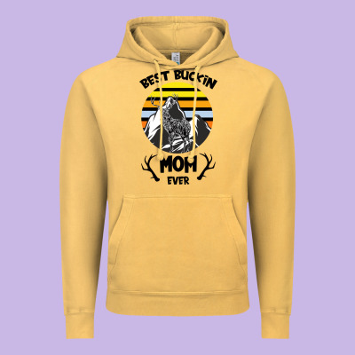 Best Buckin Mom Ever Vintage Hoodie Designed By Bettercallsaul