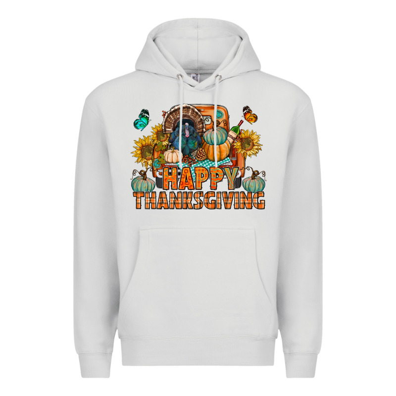 Happy Thanksgiving With Truck Bbs Premium Hoodie by BundleAndBundleShop | Teevron