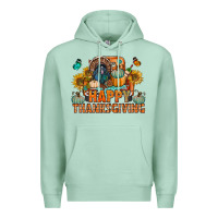Seafoam happy thanksgiving with truck bbs Premium Hoodie - BundleAndBundleShop