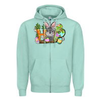 Seafoam hop easter day Zipper Hoodie - FaDigitalArtStudio