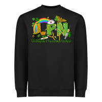 Black LPN Licensed Practical Nurse St. Patrick's Day Heavyweight Sweatshirt - CowGirlArtShop