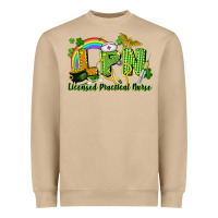 Lpn Licensed Practical Nurse St. Patrick's Day Heavyweight Sweatshirt | Teevron