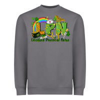 Storm LPN Licensed Practical Nurse St. Patrick's Day Heavyweight Sweatshirt - CowGirlArtShop