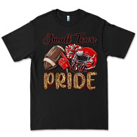 Black small town big pride red Premium Tee - MaliasSmallBusiness