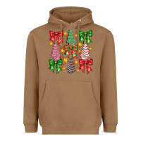 Toasted Coconut Christmas Cake Bow Heavyweight Hoodie - CowhideDigitalArt
