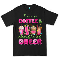 I Run On Coffee And Christmas Cheer Premium Tee | Teevron