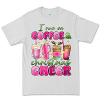 Dove Grey i run on coffee and christmas cheer Premium Tee - MaliasSmallBusiness